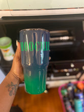 Load image into Gallery viewer, Custom Seahawks Tumbler (Ombré w/name)
